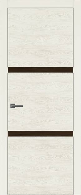 Межкомнатная дверь Tivoli В-4, цвет - Жемчужная эмаль по шпону (RAL 1013), Без стекла (ДГ)