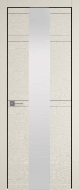 Межкомнатная дверь Tivoli Ж-4, цвет - Жемчужная эмаль по шпону (RAL 1013), Со стеклом (ДО)