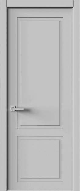 Межкомнатная дверь Tivoli И-5, цвет - Серая эмаль (RAL 7047), Без стекла (ДГ)