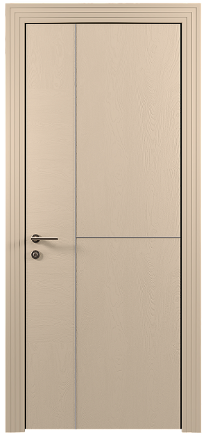 Межкомнатная дверь Tivoli Г-1, цвет - Бежевый Мел эмаль по шпону (RAL 075-80-10), Без стекла (ДГ)