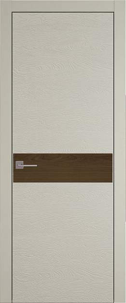 Межкомнатная дверь Tivoli И-4, цвет - Серо-оливковая эмаль по шпону (RAL 7032), Без стекла (ДГ)