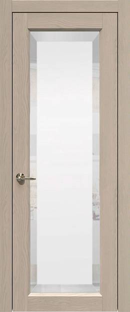 Межкомнатная дверь Domenica, цвет - Дуб муар, Со стеклом (ДО)