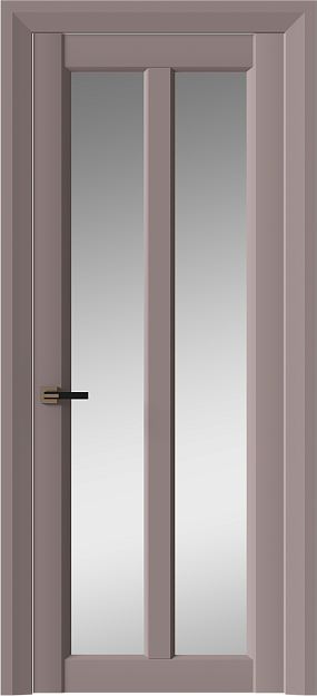 Межкомнатная дверь Prato Neo Classic Decoro, цвет - Серо-Розовый мордовник эмаль (RAL 020-60-05), Со стеклом (ДО)