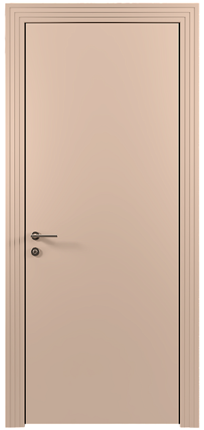 Межкомнатная дверь Tivoli А-1, цвет - Серый цемент эмаль (RAL 060-70-10), Без стекла (ДГ)