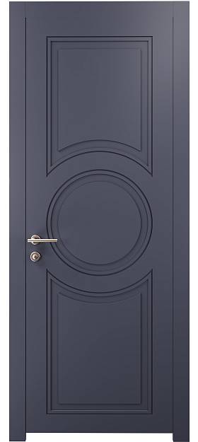 Межкомнатная дверь Ravenna Neo Classic, цвет - Графитово-серая эмаль (RAL 7024), Без стекла (ДГ)