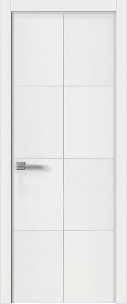 Межкомнатная дверь Tivoli Л-2, цвет - Белая эмаль-эмаль по шпону (RAL 9003), Без стекла (ДГ)