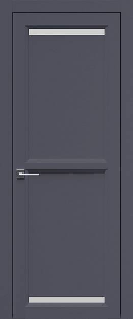 Межкомнатная дверь Sorrento-R Г1, цвет - Антрацит ST, Без стекла (ДГ)