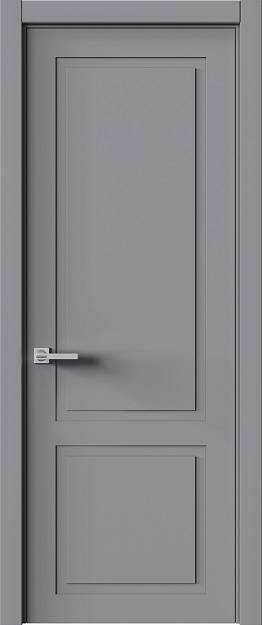 Межкомнатная дверь Tivoli И-5, цвет - Серебристо-серая эмаль (RAL 7045), Без стекла (ДГ)