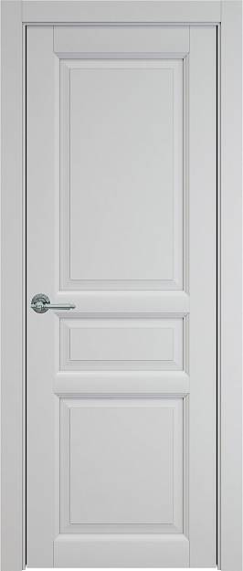 Межкомнатная дверь Imperia-R, цвет - Серая эмаль (RAL 7047), Без стекла (ДГ)