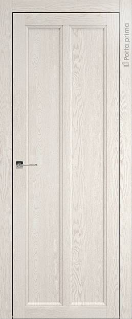 Межкомнатная дверь Sorrento-R Г4, цвет - Белый ясень (nano-flex), Без стекла (ДГ)
