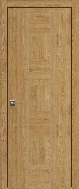 Межкомнатная дверь Tivoli Б-1, цвет - Дуб натуральный, Без стекла (ДГ)