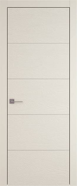 Межкомнатная дверь Tivoli Д-3, цвет - Жемчужная эмаль по шпону (RAL 1013), Без стекла (ДГ)