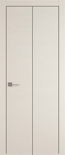 Межкомнатная дверь Tivoli А-2 Книжка, цвет - Жемчужная эмаль по шпону (RAL 1013), Без стекла (ДГ)