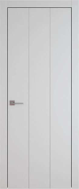 Межкомнатная дверь Tivoli Б-1, цвет - Лайт-грей ST, Без стекла (ДГ)