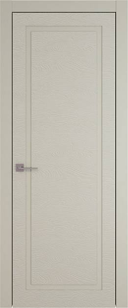Межкомнатная дверь Tivoli Д-5, цвет - Серо-оливковая эмаль по шпону (RAL 7032), Без стекла (ДГ)