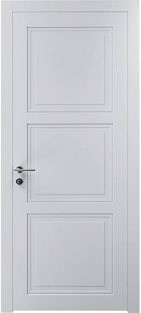 Межкомнатная дверь Milano Neo Classic, цвет - Серая эмаль (RAL 7047), Без стекла (ДГ)