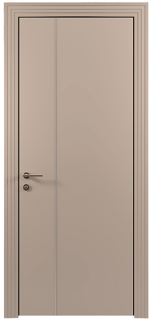 Межкомнатная дверь Tivoli В-1, цвет - Бежевое Ядро Миндаля эмаль (RAL 070-85-05), Без стекла (ДГ)