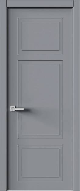 Межкомнатная дверь Tivoli К-5, цвет - Серебристо-серая эмаль (RAL 7045), Без стекла (ДГ)