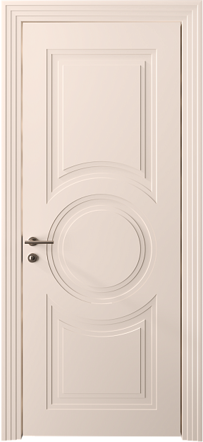 Межкомнатная дверь Ravenna Neo Classic Scalino, цвет - Грязный Белый эмаль (RAL 070-90-05), Без стекла (ДГ)
