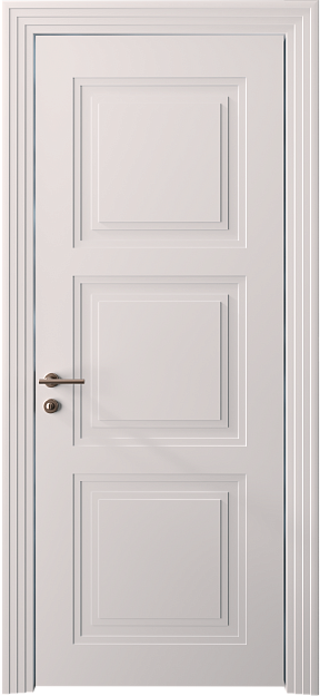 Межкомнатная дверь Millano Neo Classic Scalino, цвет - Белая эмаль (RAL 9003), Без стекла (ДГ)