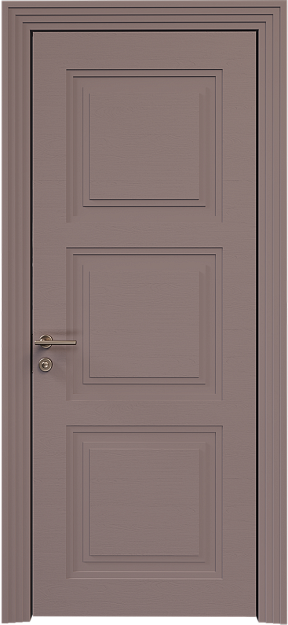 Межкомнатная дверь Millano Neo Classic Scalino, цвет - Серо-Розовый мордовник эмаль по шпону (RAL 020-60-05), Без стекла (ДГ)