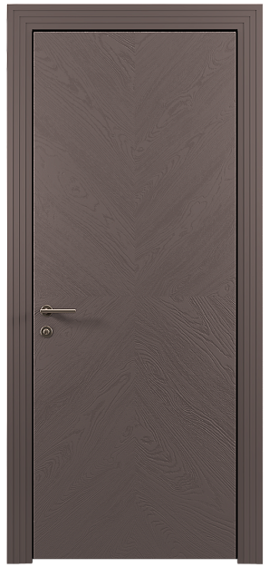 Межкомнатная дверь Tivoli И-1, цвет - Серо-Розовый мордовник эмаль по шпону (RAL 020-60-05), Без стекла (ДГ)