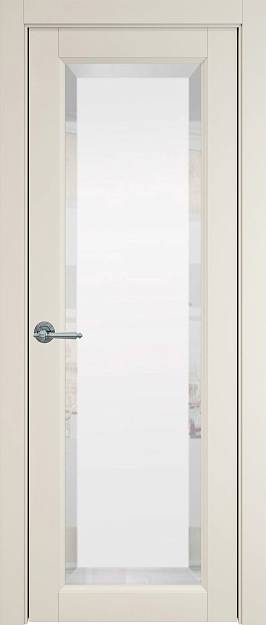 Межкомнатная дверь Domenica, цвет - Жемчужная эмаль (RAL 1013), Со стеклом (ДО)