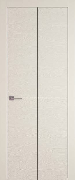 Межкомнатная дверь Tivoli Б-2 Книжка, цвет - Жемчужная эмаль по шпону (RAL 1013), Без стекла (ДГ)